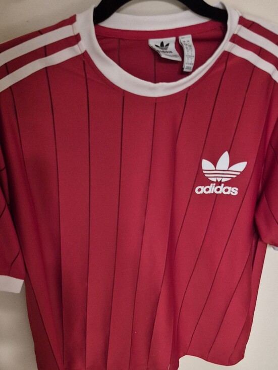 adidas Tops - Ladies Red Adiddas Top